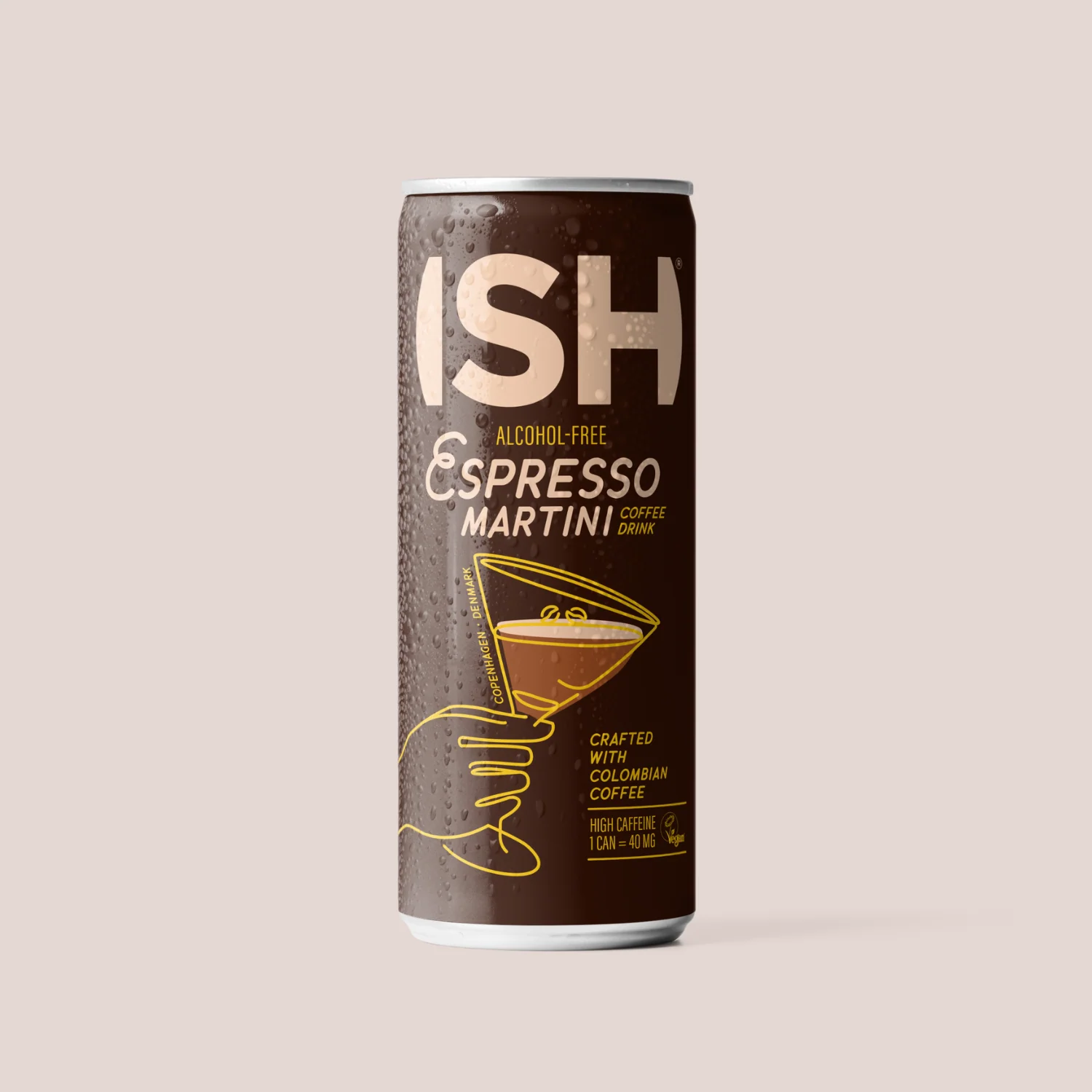 ISH Non-alcoholic Espresso Martini, 250 ml.
