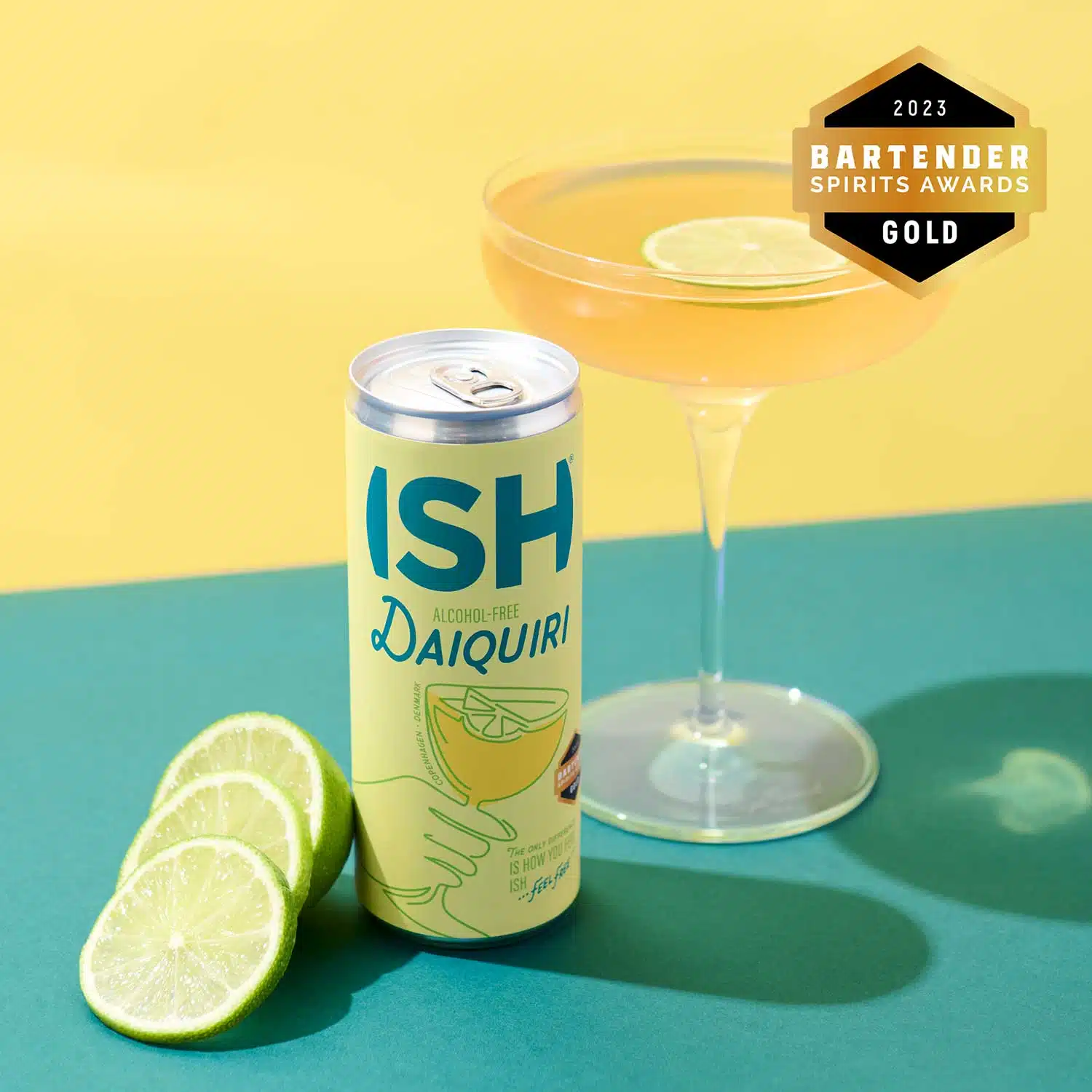 Безалкохолен коктейл Лайм Дайкири Non-Alcoholic – ISH Spirits, 250 ml.