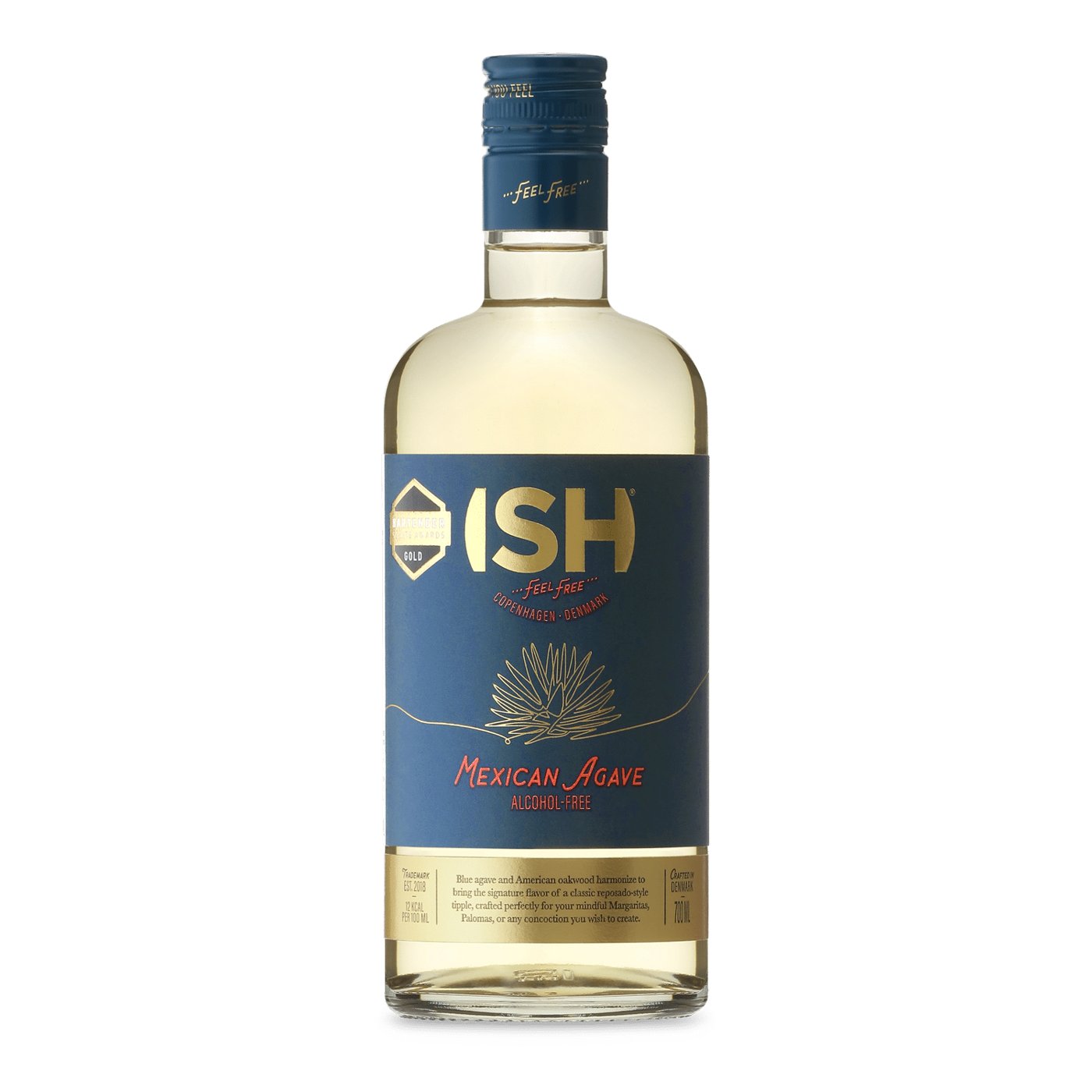 Безалкохолна текила ISH Mexican Agave Spirit, 700 мл.